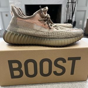 Adidas Women's Beige Yeezy Boost Sneakers